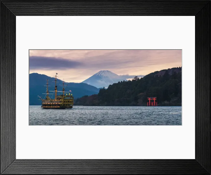 Framed Print : Hakone, Kanagawa Prefecture, Honshu, Japan