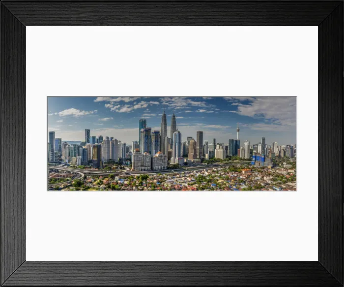 Framed Print : City skyline, Kuala Lumpur, Malaysia Framed Print : City skyline, Kuala Lumpur, Malaysia