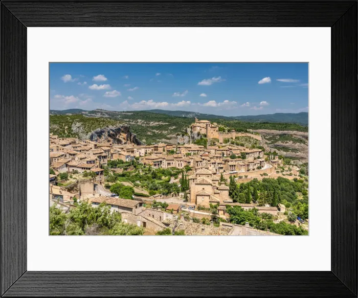 Framed Print : Alquezar, Aragon, Spain