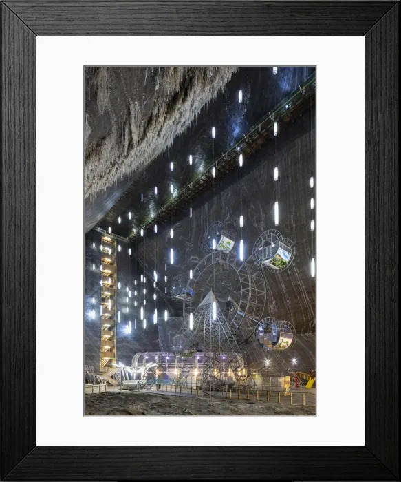 Framed Print : Romania, Transylvania, Cluj-Napoca. The 42 metre deep, 50 metre wide and 80 metre Framed Print : Romania, Transylvania, Cluj-Napoca. The 42 metre deep, 50 metre wide and 80 metre