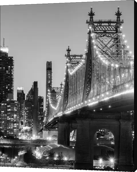 USA, American, New York, Queens, Long Island City, Queensboro Bridge, East River