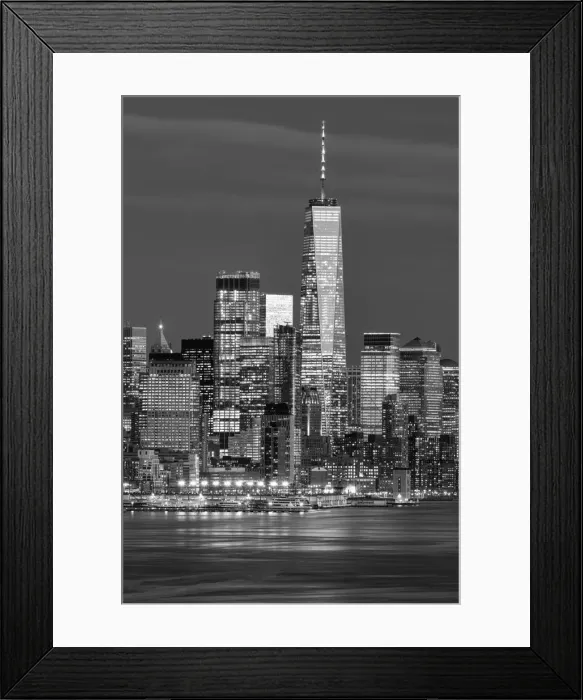 Framed Print : USA, American, New York, Manhattan, Hudson River, One World tower Framed Print : USA, American, New York, Manhattan, Hudson River, One World tower