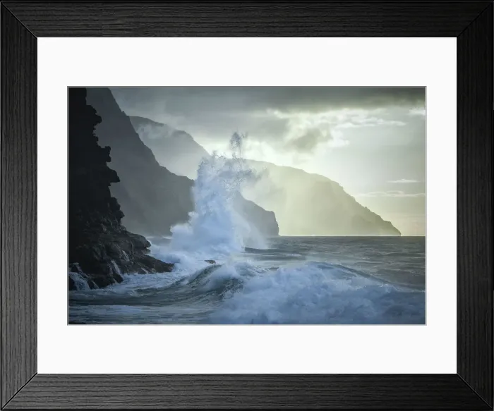 Framed Print : Oceania, South Pacific; USA; Hawaii; Hawaiian; Island; Kauai; Na Pali Coast Framed Print : Oceania, South Pacific; USA; Hawaii; Hawaiian; Island; Kauai; Na Pali Coast