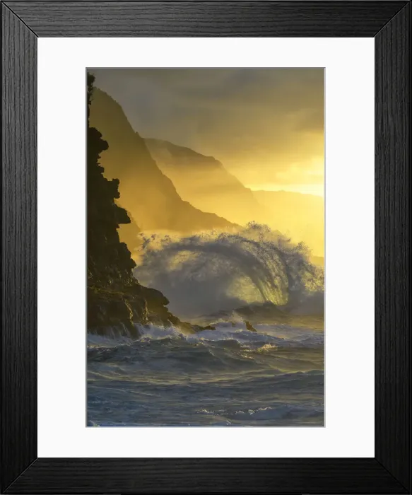 Framed Print : USA, Hawaii, Kauai, Na Pali Coast