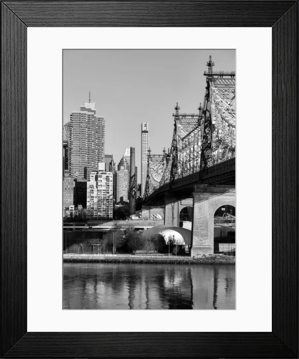 Framed Print : USA, American, New York, Manhattan, East River, Queensboro Bridge Framed Print : USA, American, New York, Manhattan, East River, Queensboro Bridge