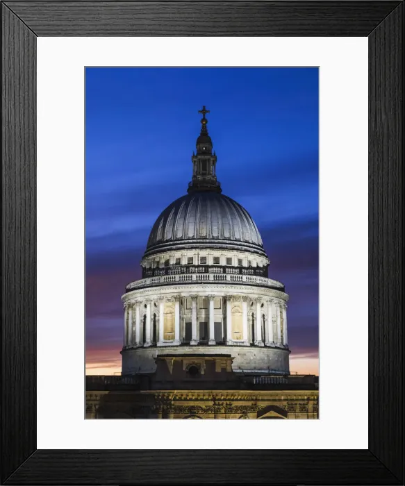 Framed Print : England, London, City of London, St. Pauls Cathedral, The Dome Framed Print : England, London, City of London, St. Pauls Cathedral, The Dome