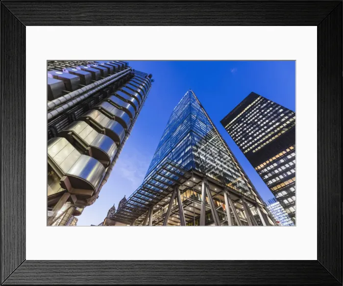 Framed Print : England, London, City of London, Leadenhall Street, The Leadenhall Building aka