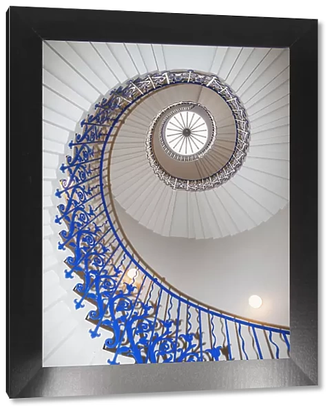 England, London, Greenwich, The Queens House, Tulip Staircase