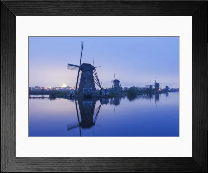 Framed Print : Europe, Netherlands, Alblasserdam, Kinderdijk, Windmills Framed Print : Europe, Netherlands, Alblasserdam, Kinderdijk, Windmills