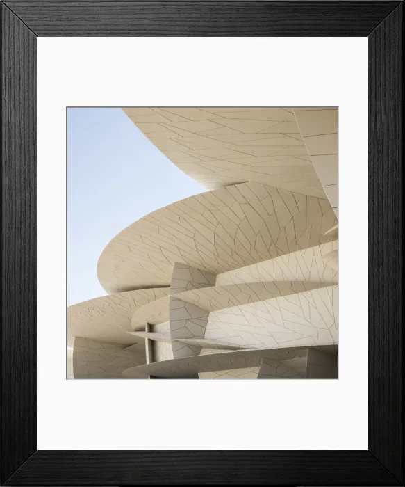 Framed Print : National Museum of Qatar by Jean Nouvel, Doha, Qatar Framed Print : National Museum of Qatar by Jean Nouvel, Doha, Qatar