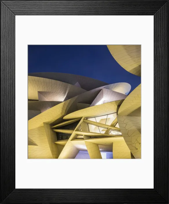 Framed Print : National Museum of Qatar by Jean Nouvel, Doha, Qatar
