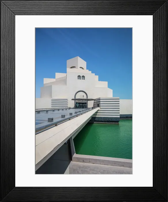 Framed Print : Museum of Islamic Art by I. M. Pei, Doha, Qatar Framed Print : Museum of Islamic Art by I. M. Pei, Doha, Qatar