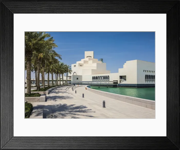 Framed Print : Museum of Islamic Art by I. M. Pei, Doha, Qatar Framed Print : Museum of Islamic Art by I. M. Pei, Doha, Qatar