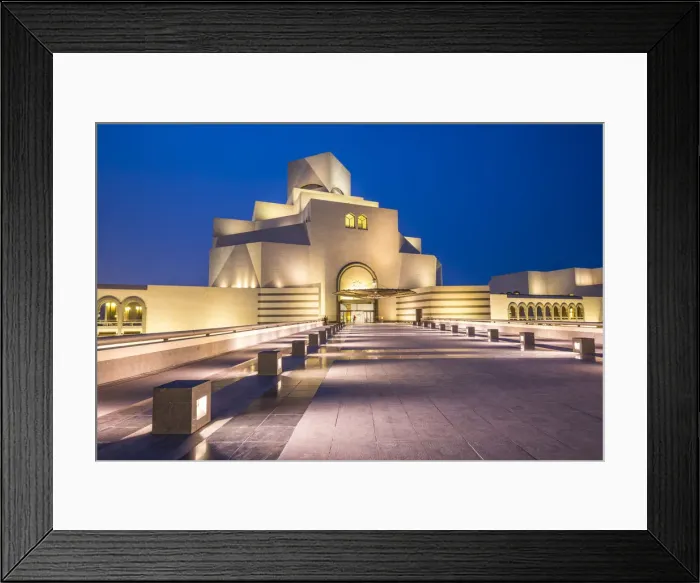 Framed Print : Museum of Islamic Art by I. M. Pei, Doha, Qatar Framed Print : Museum of Islamic Art by I. M. Pei, Doha, Qatar