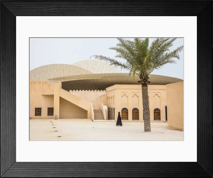 Framed Print : Traditional palace at the National Museum of Qatar, Doha, Qatar Framed Print : Traditional palace at the National Museum of Qatar, Doha, Qatar