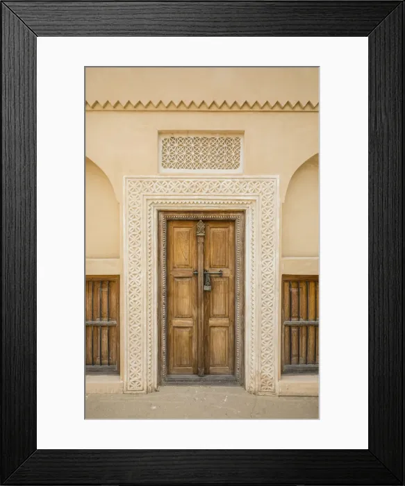 Framed Print : Traditional palace at the National Museum of Qatar, Doha, Qatar Framed Print : Traditional palace at the National Museum of Qatar, Doha, Qatar