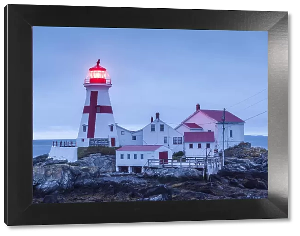 Canada, New Brunswick, Campobello Island, Head Harbour Lightstation lighthouse