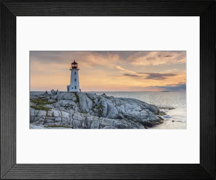 Framed Print : Canada, Nova Scotia, Peggys Cove, fishing village on the Atlantic Coast