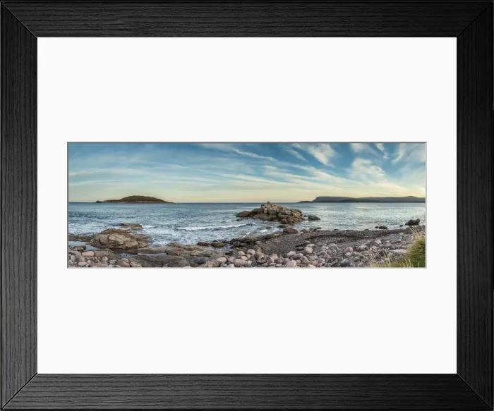 Framed Print : Canada, Nova Scotia, Cabot Trail, Ingonish, Cape Breton HIghlands National Park