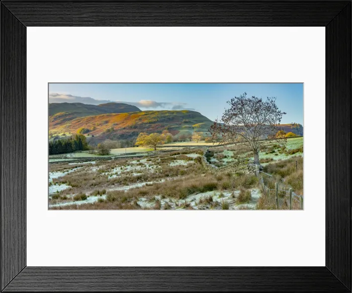 Framed Print : UK, Cumbria, Lake District, Keswick, Castlerigg Fell, Bleaberry Fell beyond Framed Print : UK, Cumbria, Lake District, Keswick, Castlerigg Fell, Bleaberry Fell beyond