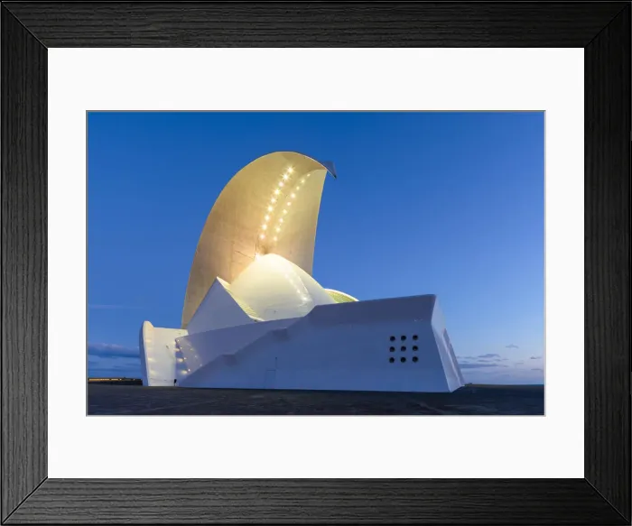 Framed Print : Auditorio de Tenerife, Tenerife, Canary Islands, Spain