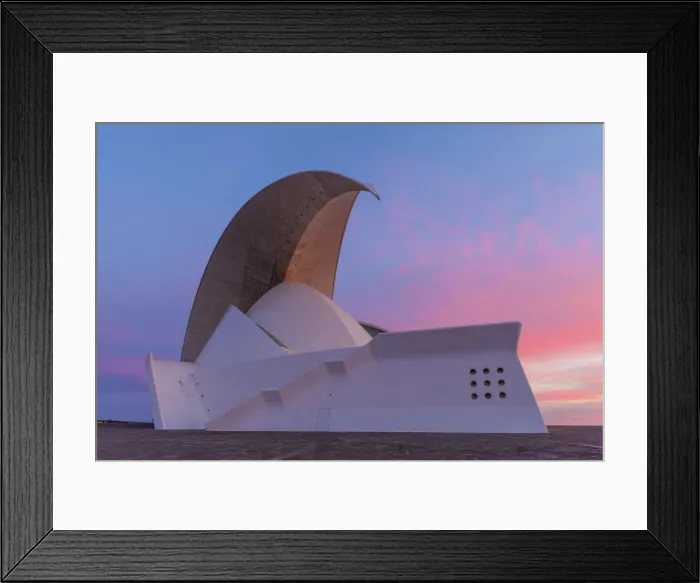 Framed Print : Auditorio de Tenerife, Tenerife, Canary Islands, Spain Framed Print : Auditorio de Tenerife, Tenerife, Canary Islands, Spain