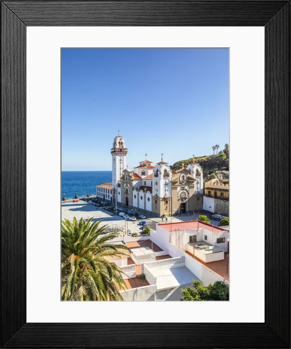 Framed Print : The Basilica of the Royal Marian Shrine of Our Lady of Candelaria, Candelaria, Tenerife