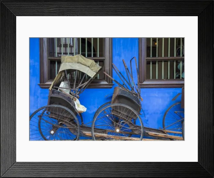 Framed Print : Cheong Fatt Tze Mansion (Blue Mansion) & boutique hotel, George Town, Penang Island Framed Print : Cheong Fatt Tze Mansion (Blue Mansion) & boutique hotel, George Town, Penang Island