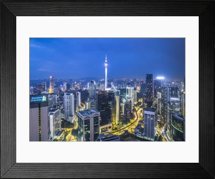 Framed Print : KL Tower, Kuala Lumpur, Malaysia Framed Print : KL Tower, Kuala Lumpur, Malaysia