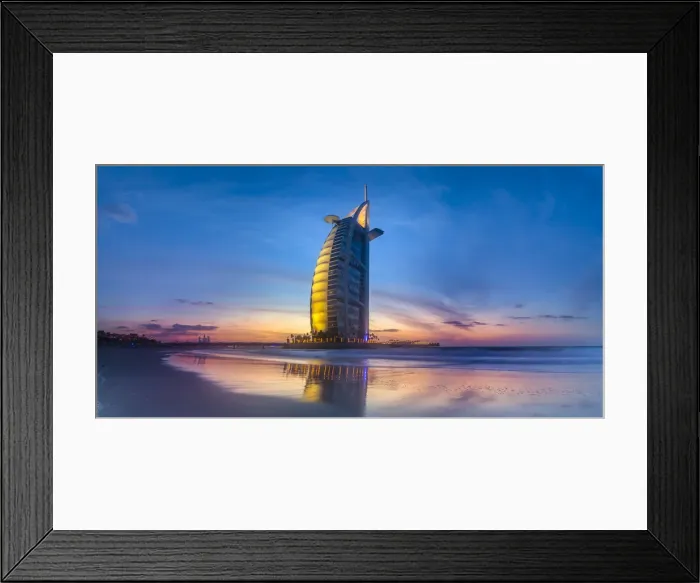 Framed Print : UAE, Dubai, Jumeirah, Burj Al Arab Hotel Framed Print : UAE, Dubai, Jumeirah, Burj Al Arab Hotel