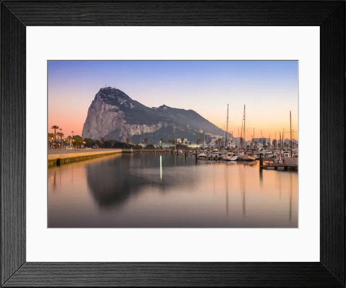 Framed Print : Gibraltar, View of Rock of Gibraltar Framed Print : Gibraltar, View of Rock of Gibraltar