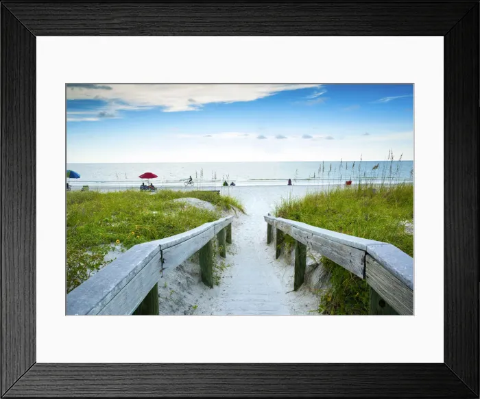 Framed Print : United States, Florida, St Pete Beach, Gulf Of Mexico, Barrier Island Framed Print : United States, Florida, St Pete Beach, Gulf Of Mexico, Barrier Island