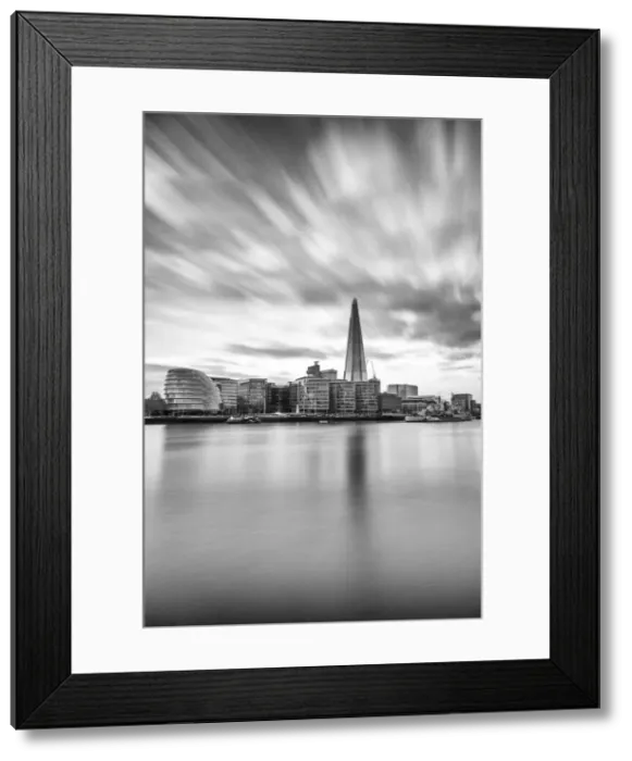 Framed Print : The Shard and City Hall reflected in the Thames, London, England, United Kingdom Framed Print : The Shard and City Hall reflected in the Thames, London, England, United Kingdom