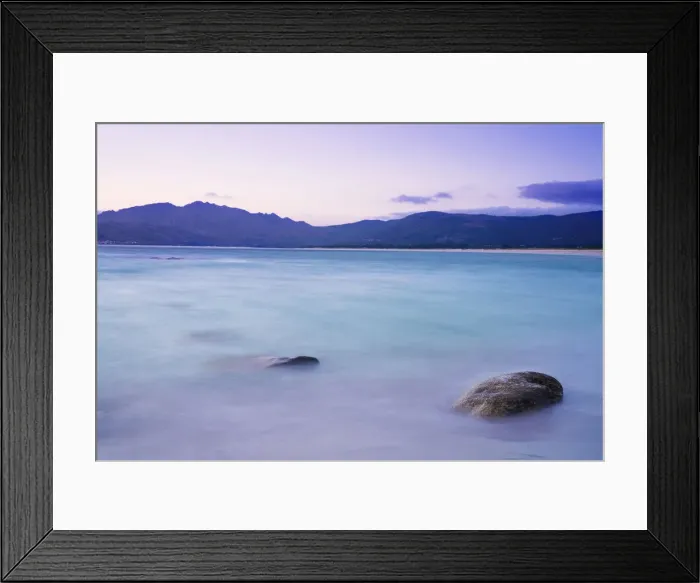 Framed Print : Spain, A Coruna, Carnota coastline at dusk Framed Print : Spain, A Coruna, Carnota coastline at dusk