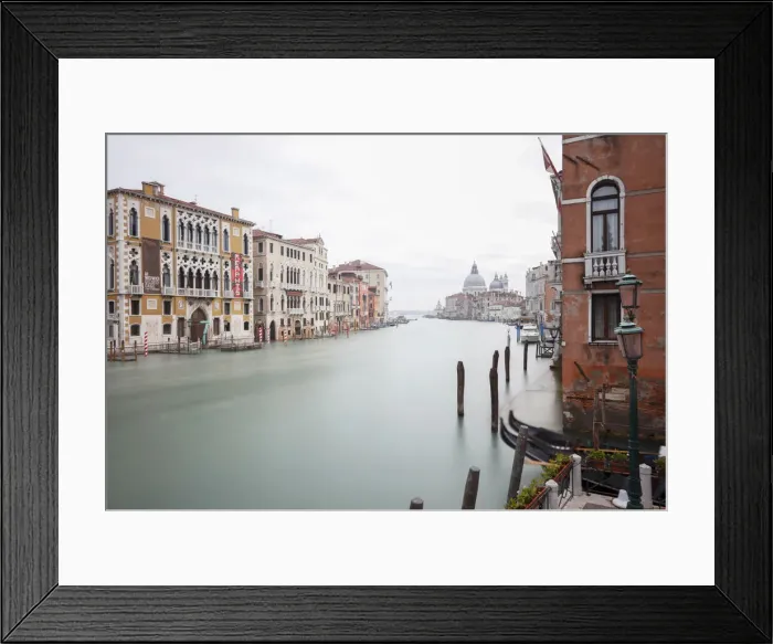 Framed Print : View of The Cran Canal from the Accademia Bridge, Venice, Veneto, Italy Framed Print : View of The Cran Canal from the Accademia Bridge, Venice, Veneto, Italy