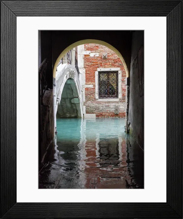 Framed Print : Small canal, Venice, Veneto, Italy, Europe Framed Print : Small canal, Venice, Veneto, Italy, Europe