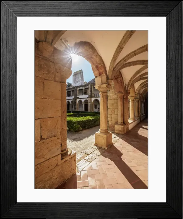 Framed Print : Cloister of Monastery of Nossa Senhora da Assuncao, Faro, Algarve, Portugal Framed Print : Cloister of Monastery of Nossa Senhora da Assuncao, Faro, Algarve, Portugal