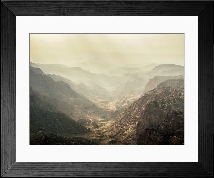Framed Print : Dana Biosphere Reserve, elevated view, Tafilah Governorate, Jordan Framed Print : Dana Biosphere Reserve, elevated view, Tafilah Governorate, Jordan