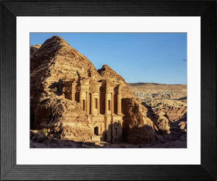 Framed Print : The Monastery, Ad-Deir, Petra, Ma an Governorate, Jordan Framed Print : The Monastery, Ad-Deir, Petra, Ma an Governorate, Jordan