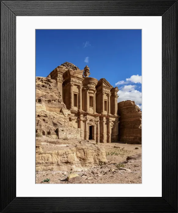 Framed Print : The Monastery, Ad-Deir, Petra, Ma an Governorate, Jordan