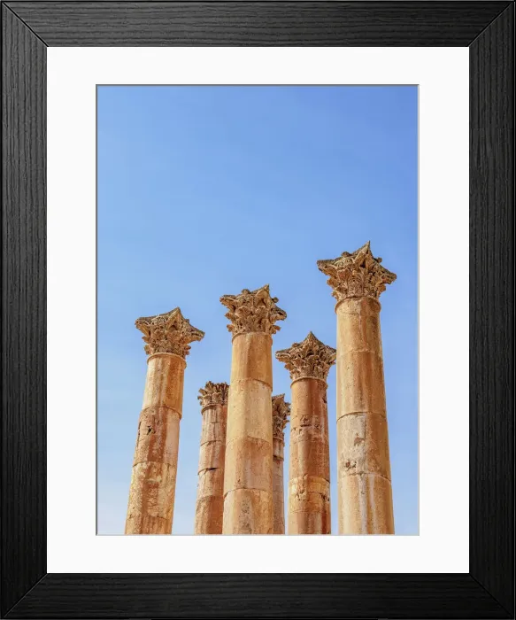 Framed Print : Temple of Artemis, Jerash, Jerash Governorate, Jordan Framed Print : Temple of Artemis, Jerash, Jerash Governorate, Jordan