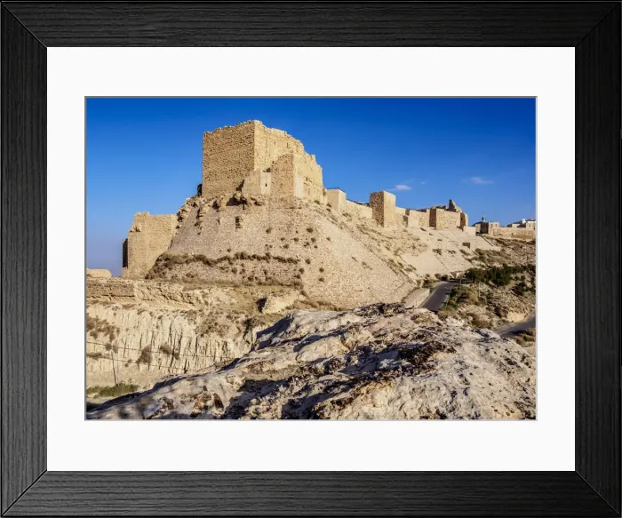 Framed Print : Kerak Castle, Al-Karak, Karak Governorate, Jordan Framed Print : Kerak Castle, Al-Karak, Karak Governorate, Jordan