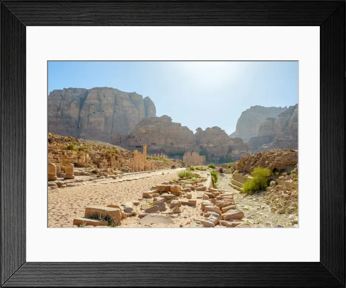 Framed Print : Jordan, Ma an Governorate, Petra. UNESCO World Heritage Site Framed Print : Jordan, Ma an Governorate, Petra. UNESCO World Heritage Site