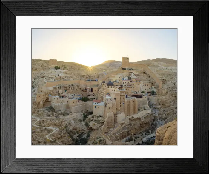 Framed Print : Palestine, West Bank, Bethlehem Governorate, Al-Ubeidiya