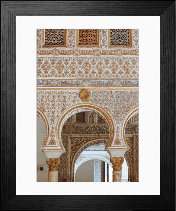Framed Print : Spain, Andalucia, Sevilla, the Alacazar (Reales Alcazares de Sevilla) listed as World Framed Print : Spain, Andalucia, Sevilla, the Alacazar (Reales Alcazares de Sevilla) listed as World