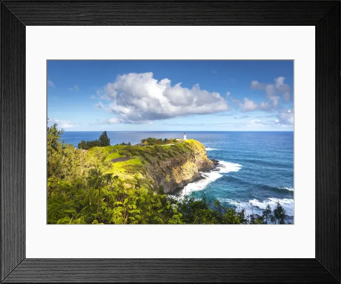 Framed Print : Kilauea lighthouse, northern shore of Kauai island, Hawaii, USA Framed Print : Kilauea lighthouse, northern shore of Kauai island, Hawaii, USA