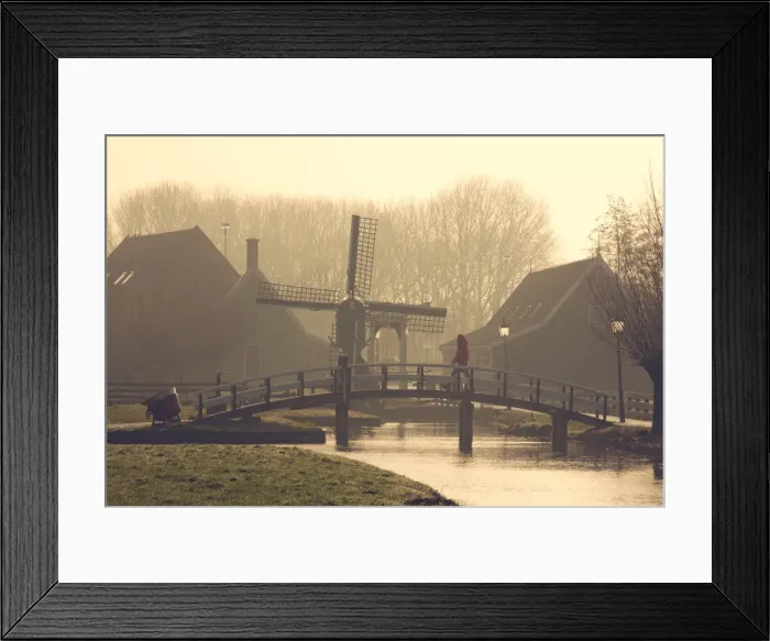 Framed Print : Netherlands, Amsterdam district, Zaanse Schans Framed Print : Netherlands, Amsterdam district, Zaanse Schans