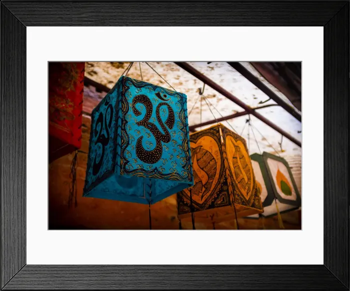 Framed Print : Colorful traditional paper lanterns in Kathmandu alleys, Kathmandu, Nepal Framed Print : Colorful traditional paper lanterns in Kathmandu alleys, Kathmandu, Nepal