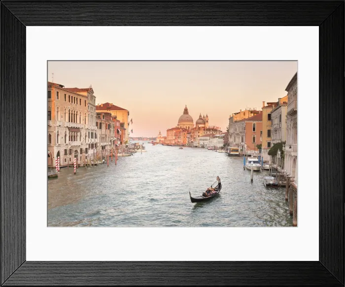 Framed Print : Santa Maria della Salute Basilica from Ponte dellaAccademia (Accademia Bridge) at sunset Framed Print : Santa Maria della Salute Basilica from Ponte dellaAccademia (Accademia Bridge) at sunset