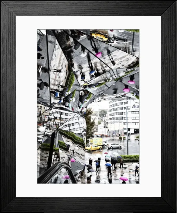 Framed Print : Japan, Tokyo, Shopping Center in the Omotesando district Framed Print : Japan, Tokyo, Shopping Center in the Omotesando district